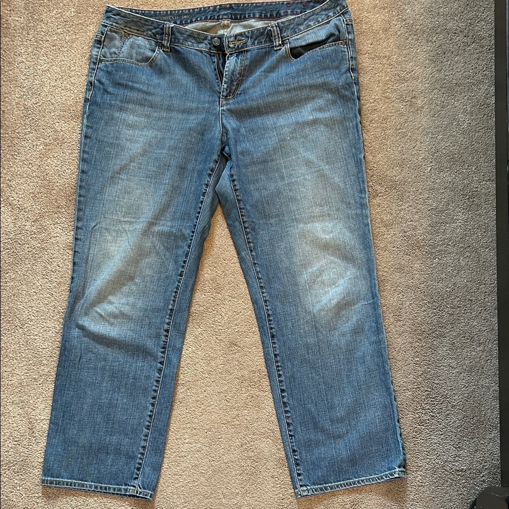 Light Blue Straight Leg Women's boyfriend Jeans